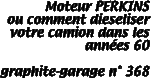 Moteur PERKINS