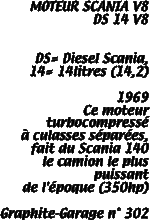 MOTEUR SCANIA V8
