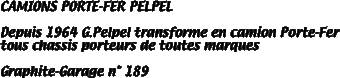 CAMIONS PORTE-FER PELPEL